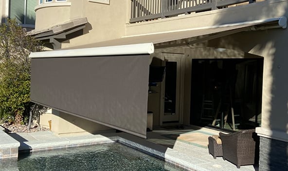 Optional Drop Valance for Enhanced Sun Protection & Privacy